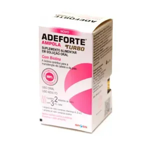 Suplemento Vitaminico Adeforte Turbo + Biotina 3mL